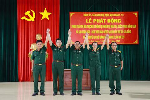 Lan toả khí thế thi đua - Quyết tâm hoàn thành thắng lợi  nhiệm vụ quân sự, quốc phòng giai đoạn 2026 - 2030