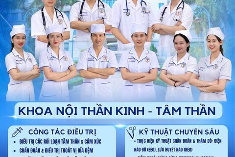 Khoa Thần kinh - Tâm thần, Bệnh viện Quân y 211