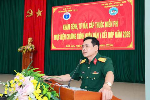 Chư Prông - Điểm đến đầu tiên của hành trình Quân dân y 2026 (đợt 2)