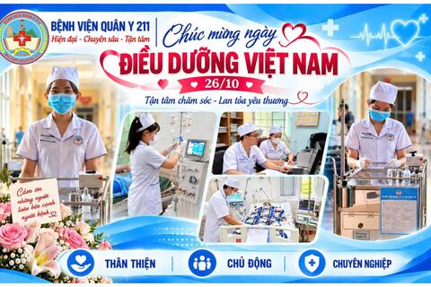 Sứ mệnh điều dưỡng Bệnh viện Quân y 211: Trái tim của chăm sóc, bản lĩnh của người chiến sĩ Quân y