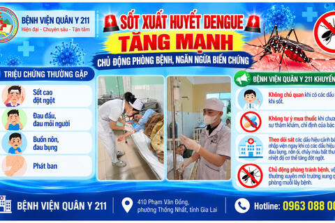 Sốt xuất huyết dengue tiếp tục bùng phát - Chủ động phòng bệnh, ngăn ngừa biến chứng.